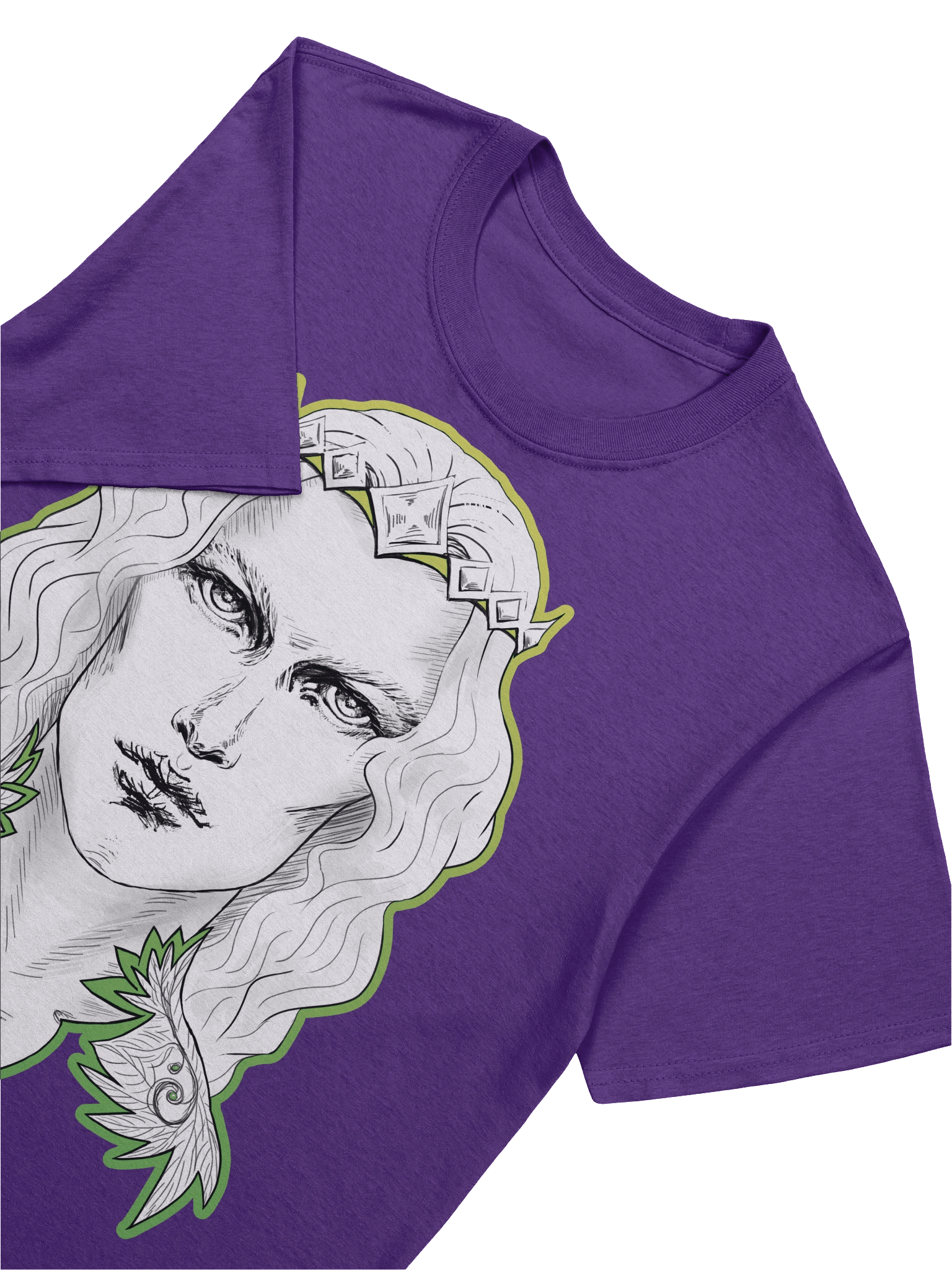 Prince Charming Green Lines Relaxed Fit Softstyle Unisex T-Shirt product image (2)