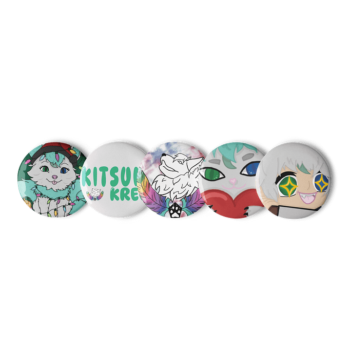 Kitsune Krew Pin Set A product image (1)
