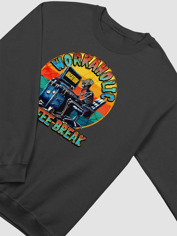 Workaholic Coffee Break Frosty Crewneck product image (18)