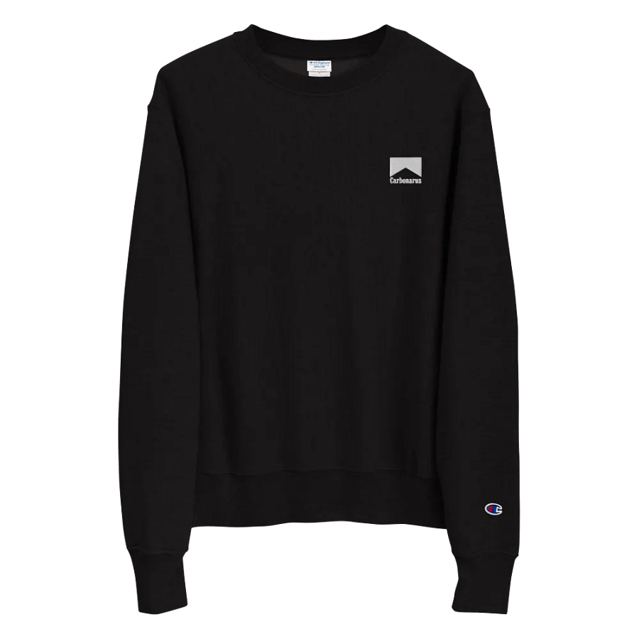 Tanto smetto quando voglio - Crewneck nera, con logo bianco product image (1)