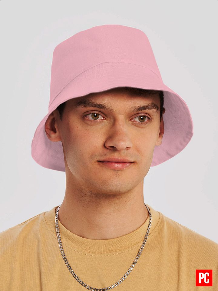 Plain Color Pink Bucket Hat product image (1)