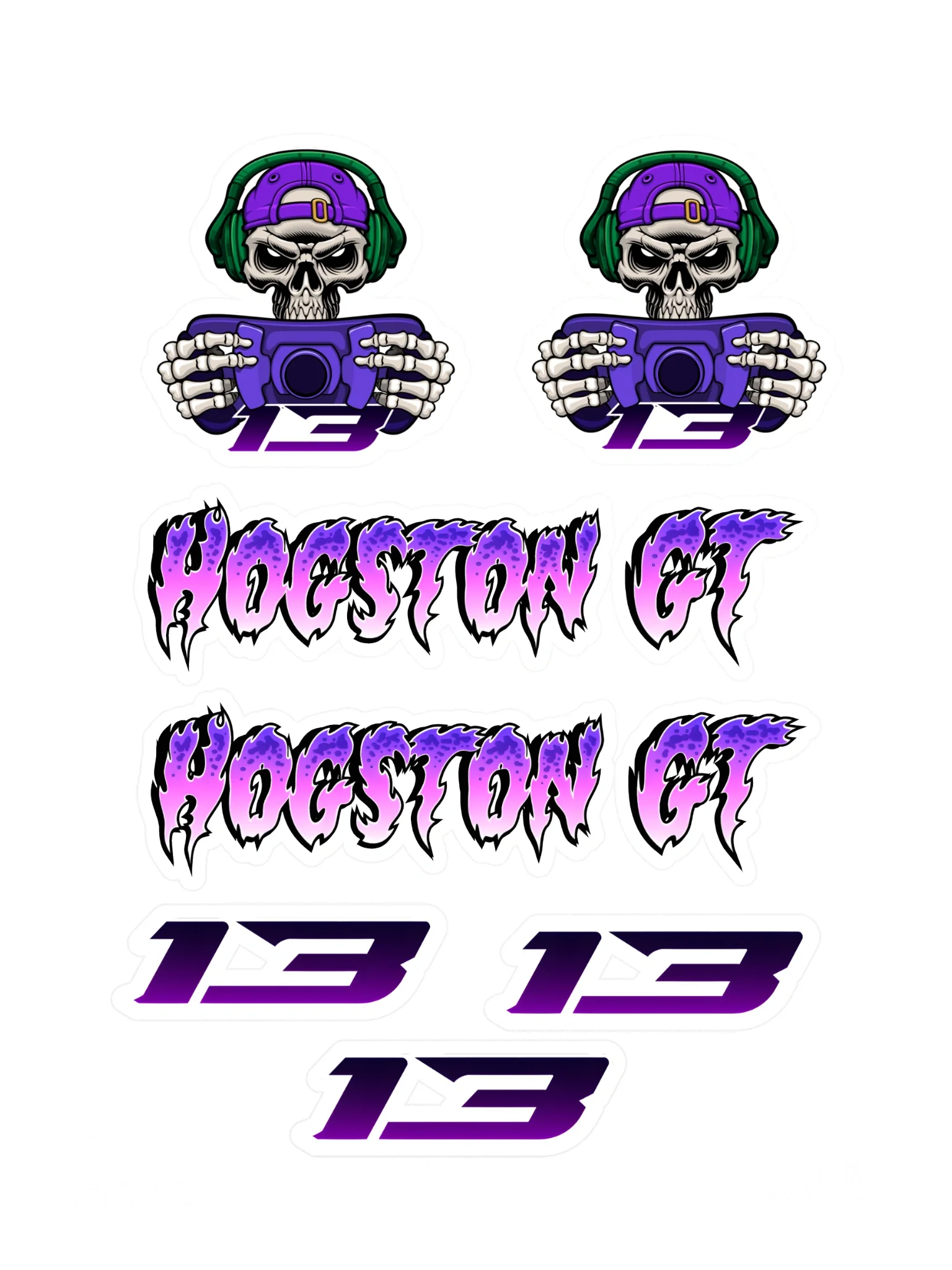 Hogston GT Stickers product image (3)