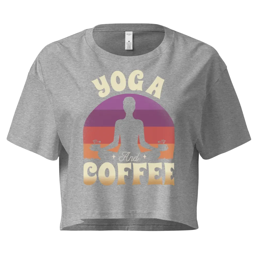 Coffee Yoga Crop Top product image (1)