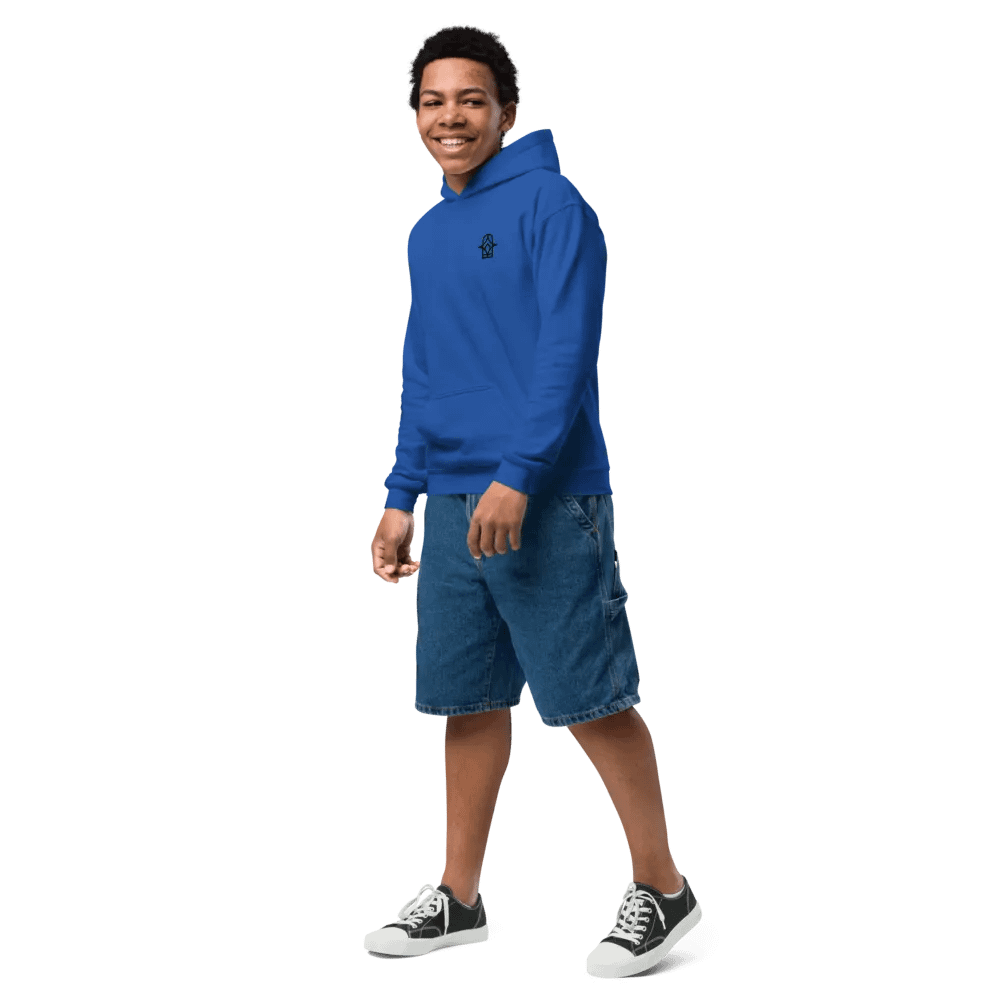 Jesus Always Has My Back | Hoodie Kids | Black Print product image (4)