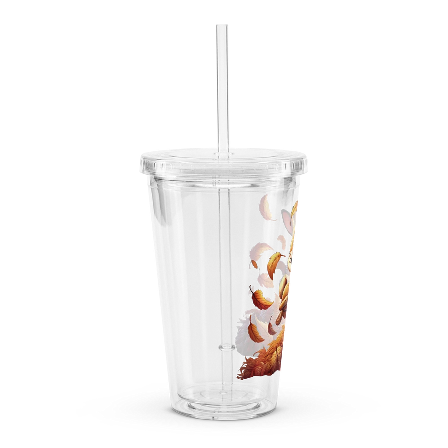 Autumn Leaves Bunny Rabbit Double Wall Tumbler product image (3)