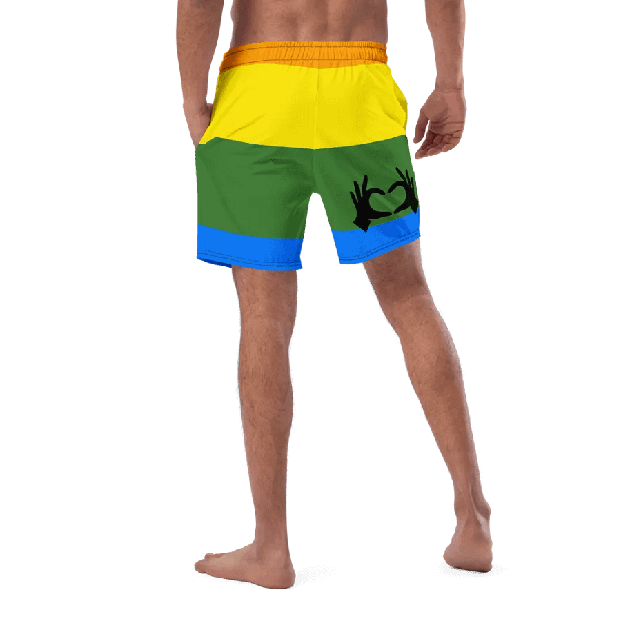 Sunset Stripes All-Over Swim Shorts product image (5)