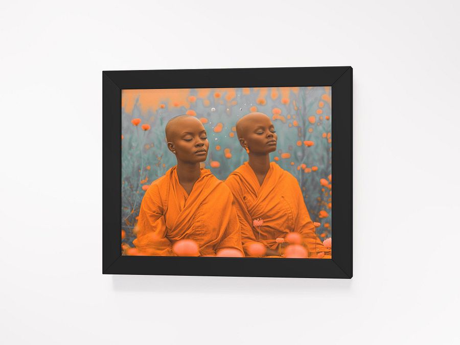 Peaceful as Poppies Framed Matte Poster product image (1)