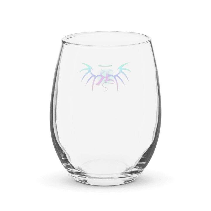 RafaZafar Logo Stemless Wineglass (vaporwave) product image (2)
