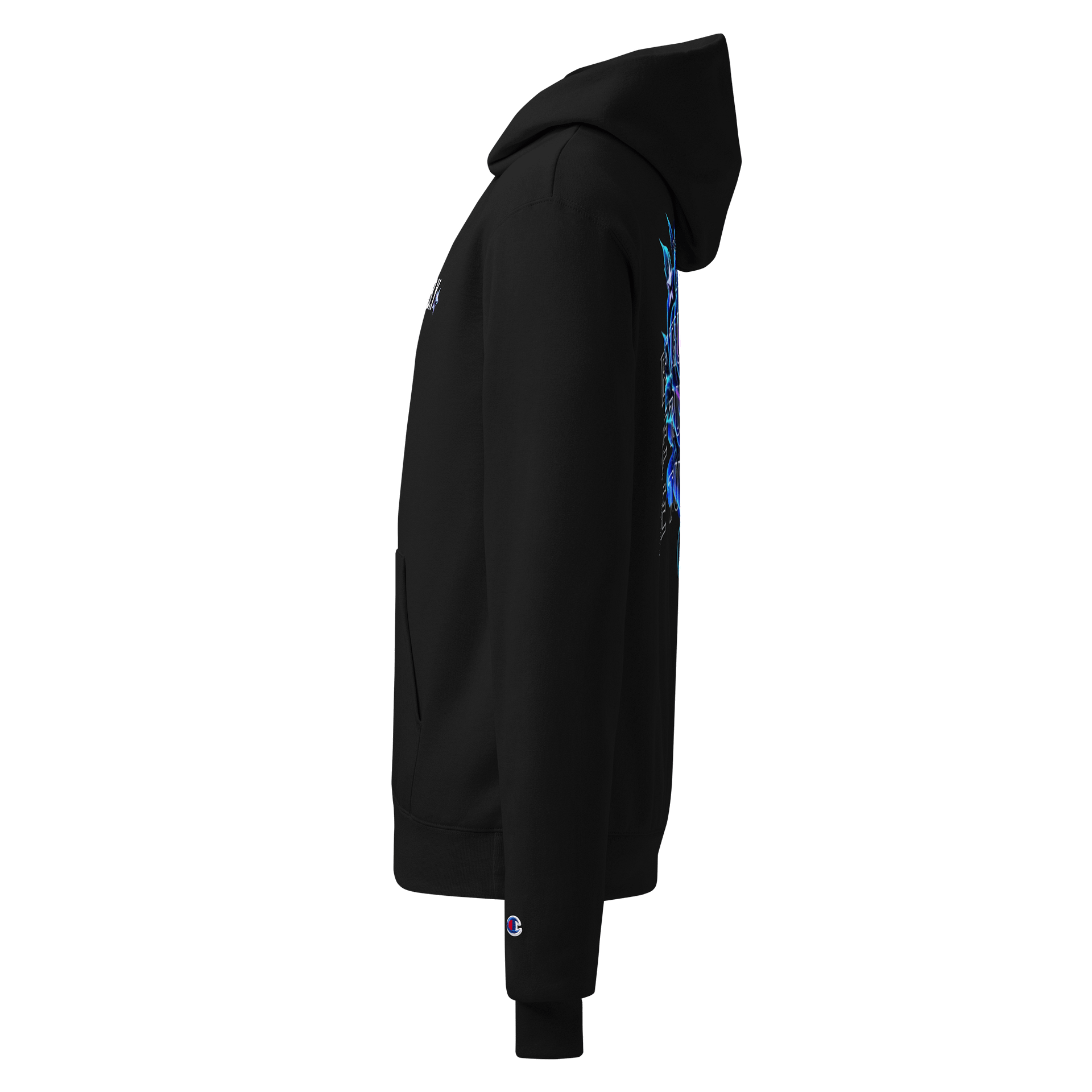 NEON ROSE/STAR Be True Be You (BTBY) CHAMPION HOODIE product image (3)