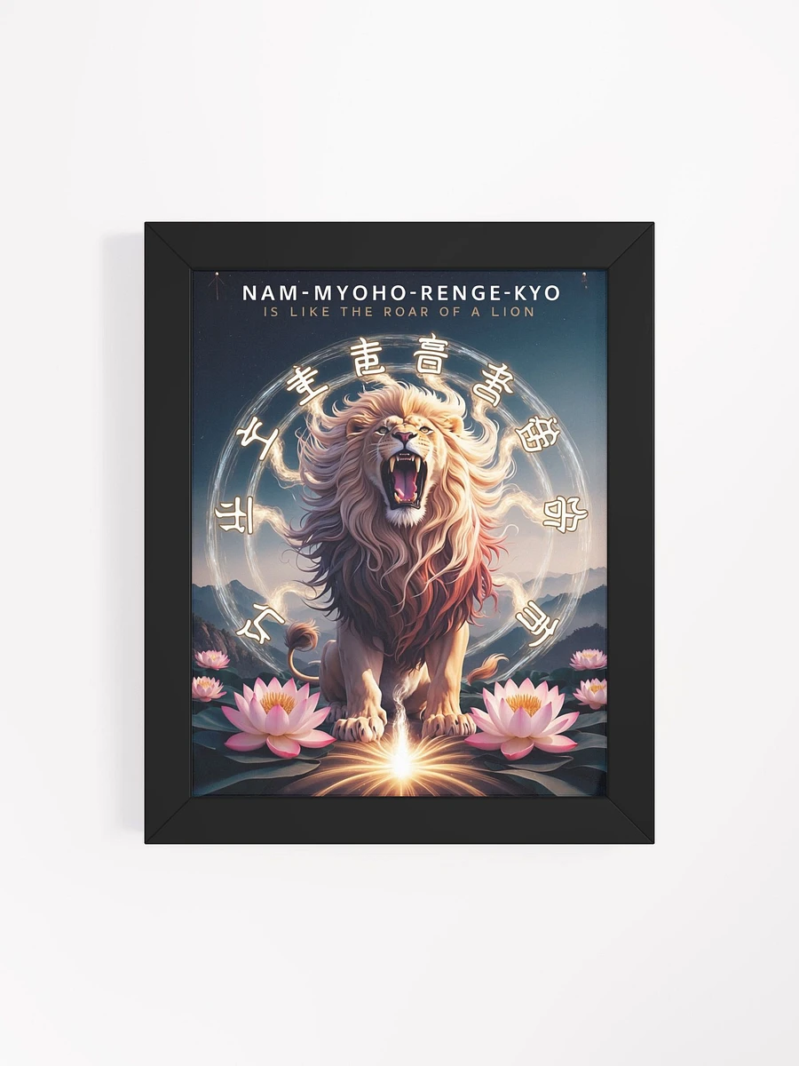 Lion's Roar: Nam Myoho Renge Kyo Framed Matte Poster product image (4)