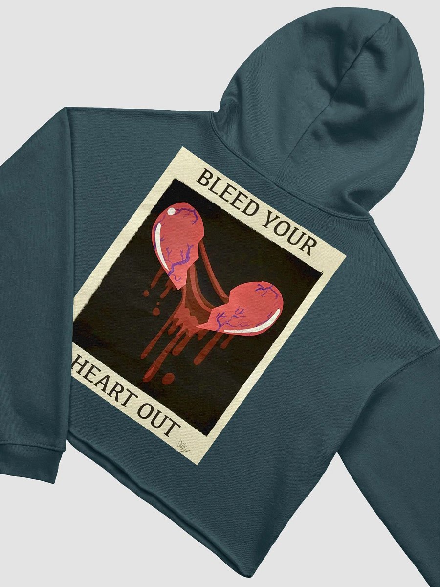 Bleed Your Heart Out Cropped Hoodie (Traditional) product image (4)