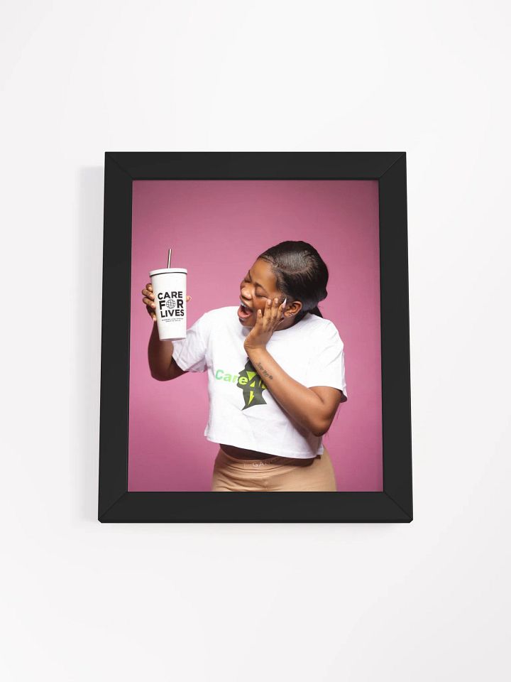 Care 4 Lives Framed High-Quality Matte Poster (in product image (6)