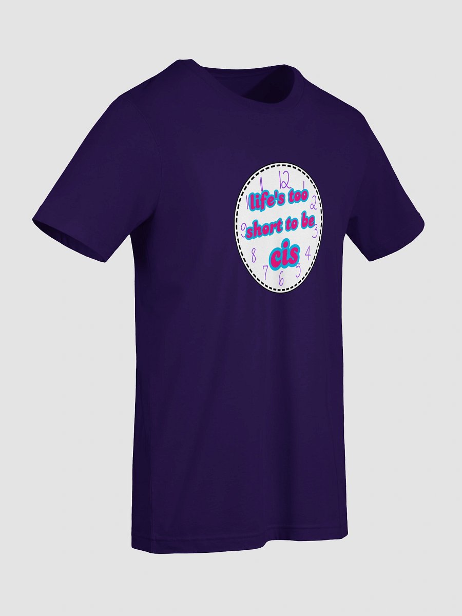 life's too short to be cis androgyne t-shirt product image (9)