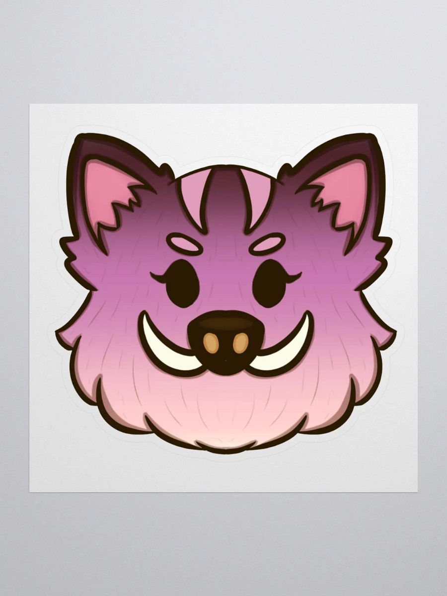 3-Month Boar Badge Sticker product image (1)