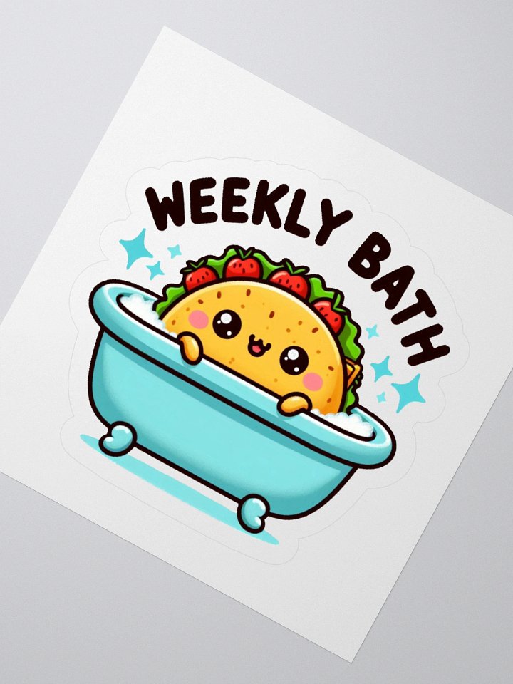 Taco Bathtub Fun Sticker Set product image (4)