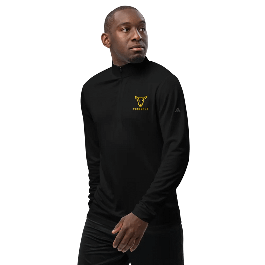 VIGOROUS Adidas Lightweight Stealthy Comfort Quarter-Zip Pullover product image (5)