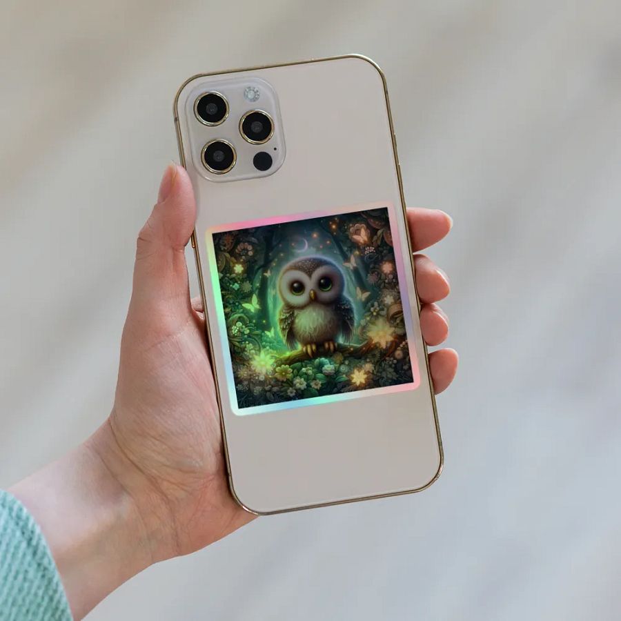 Enchanted Owl Holographic Sticker Set product image (8)
