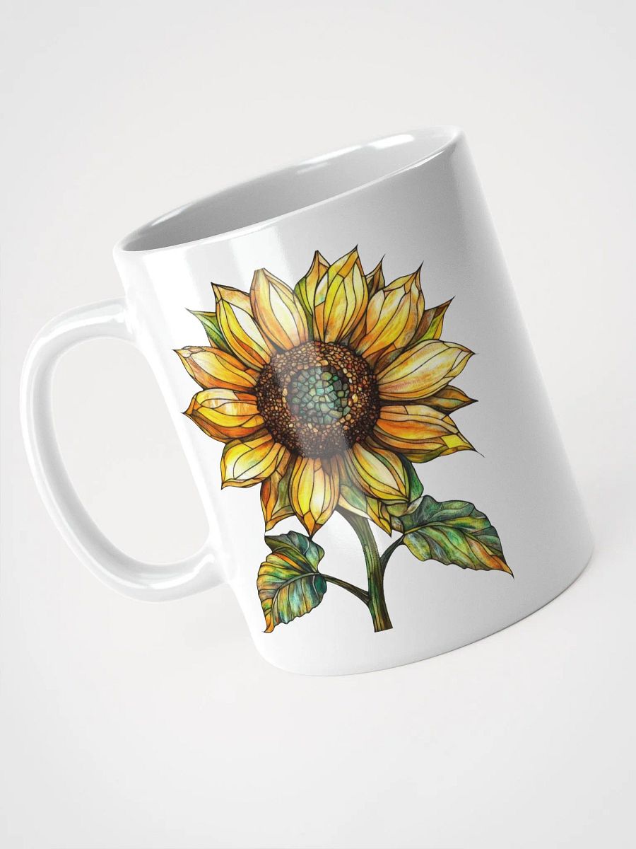 Stained Glass Sunflower Mug product image (8)