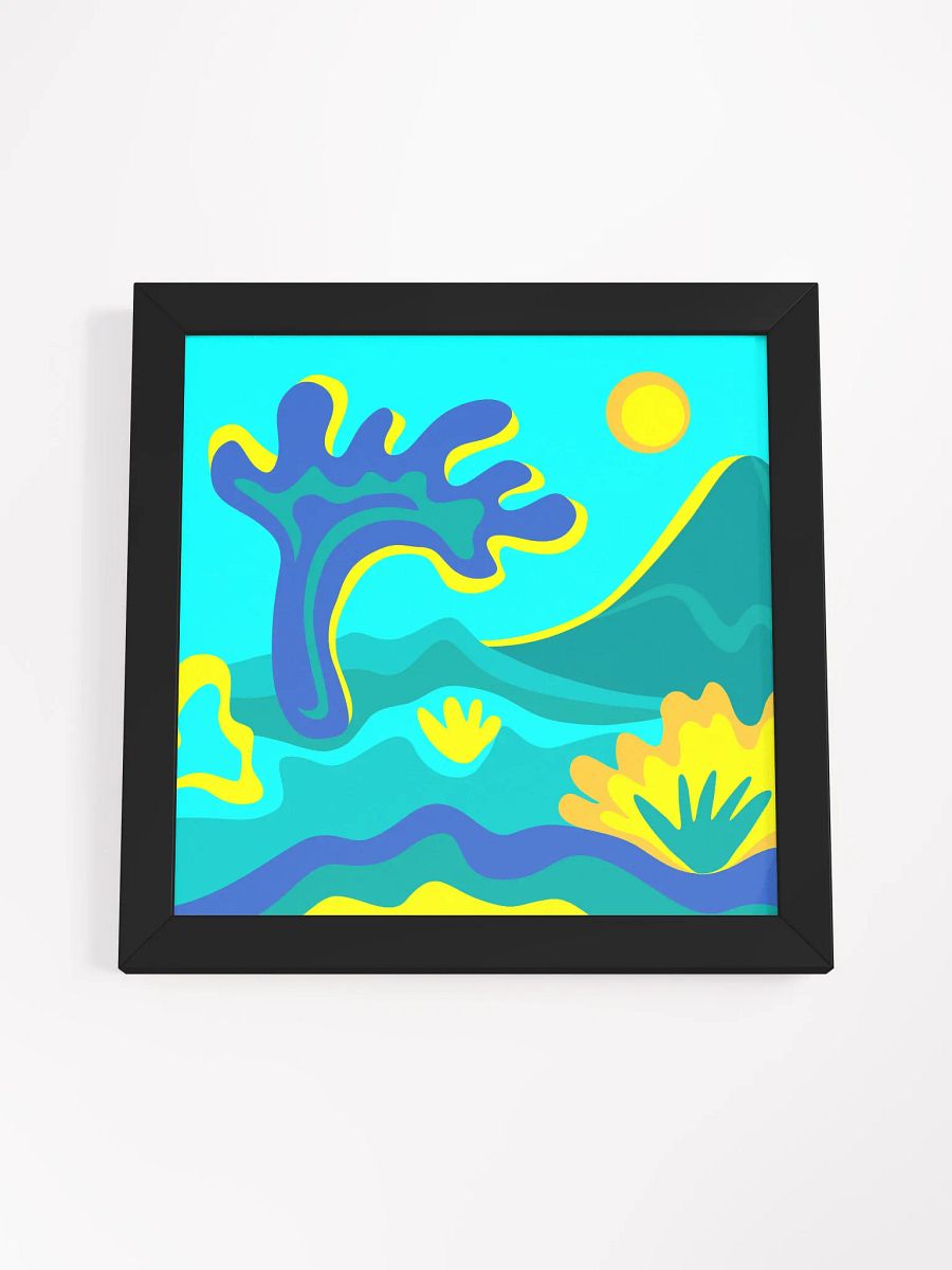 Ethereal Horizon Framed Art Print - Abstract Landscape No. 8 product image (59)