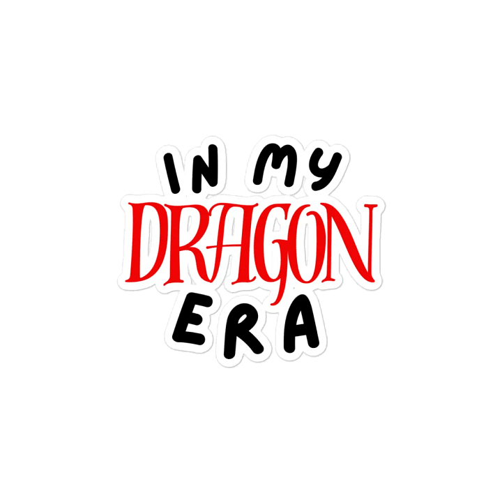 In My Dragon Era Black & Red Magnet product image (2)