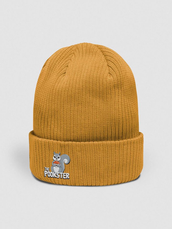 Organic Cotton Embroidered Beanie: The Pookster! product image (2)
