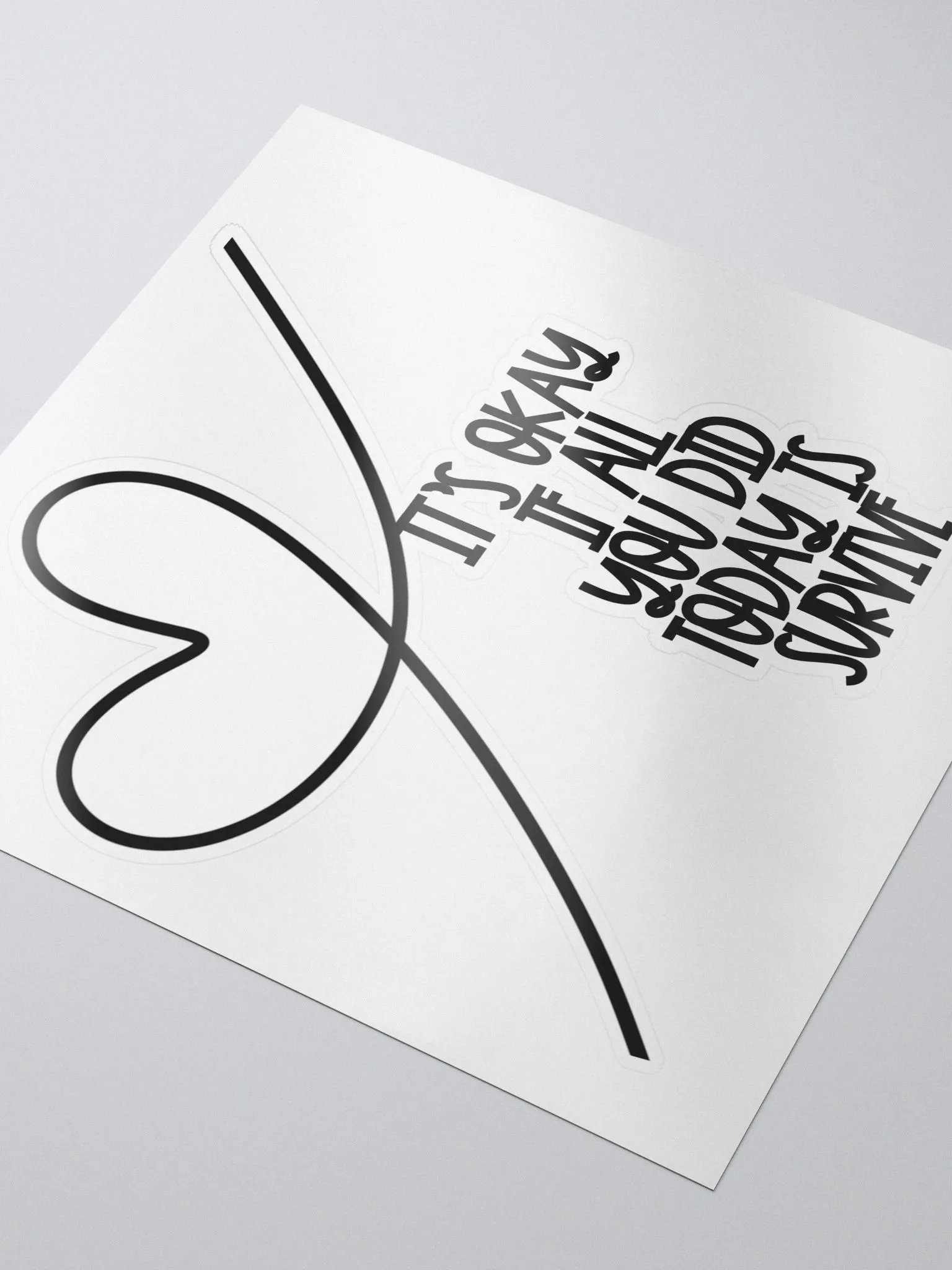 Survive Kiss-Cut Sticker product image (3)