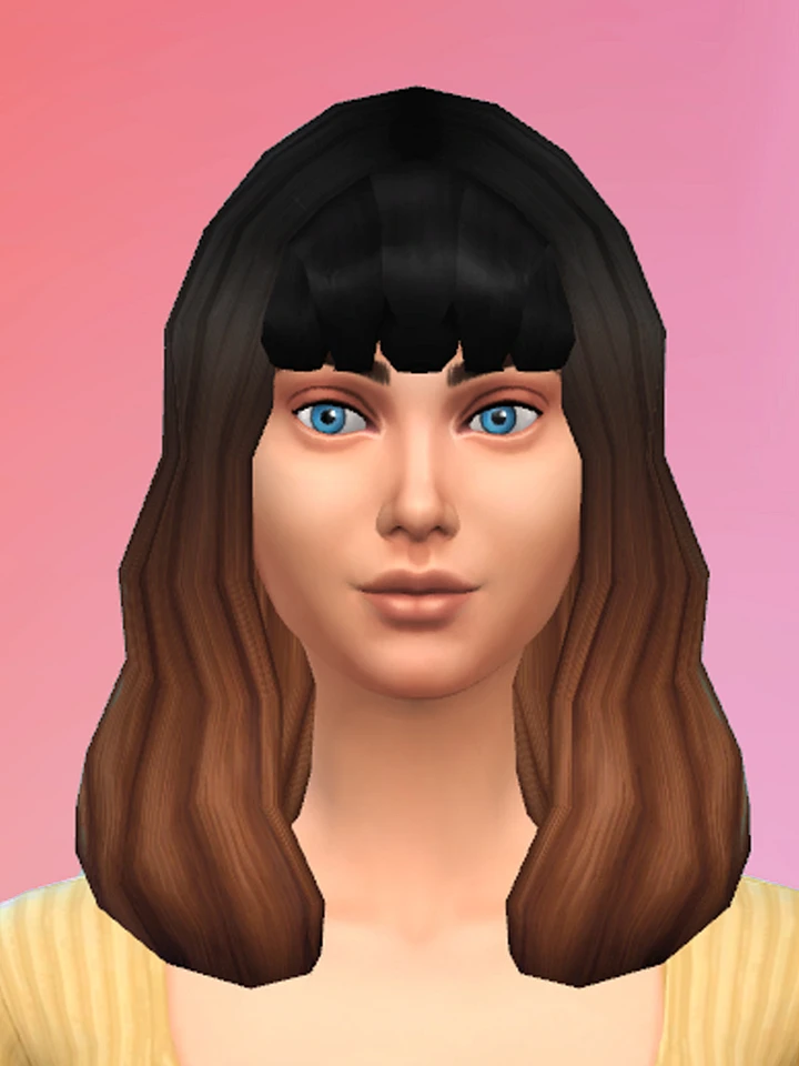 The Sims 4 CC: Passion's Planet - Wig product image (1)
