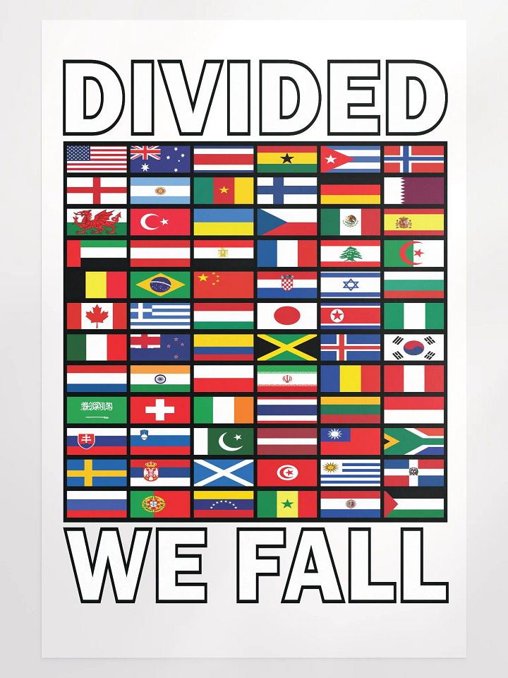 Divided We Fall - Nations - Enhanced Matte Paper Poster product image (2)
