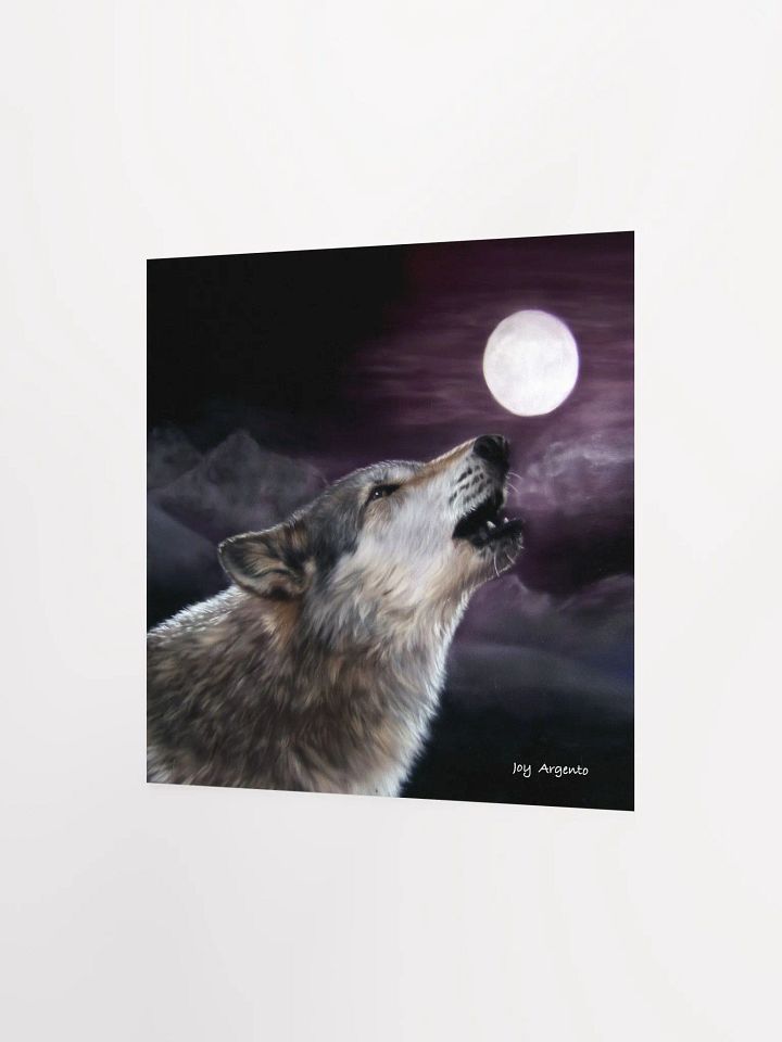 Howling at the Moon Print product image (2)