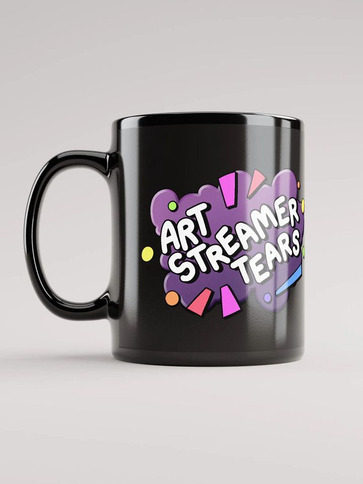 Art Streamer Tears Mug - Black product image (1)