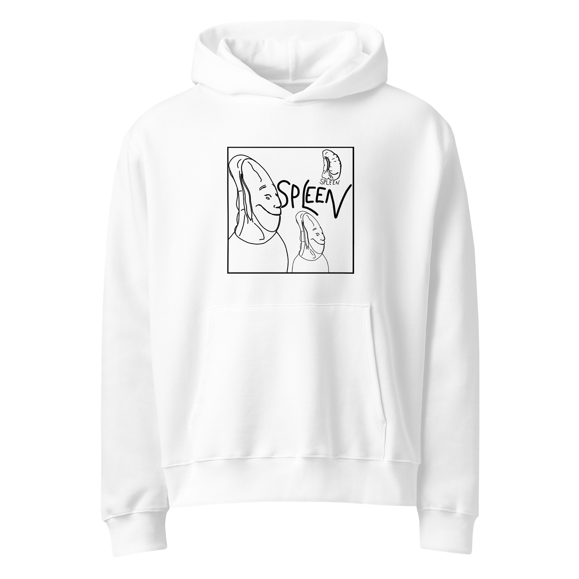 SPLEEN HOODIE (WHITE) product image (1)