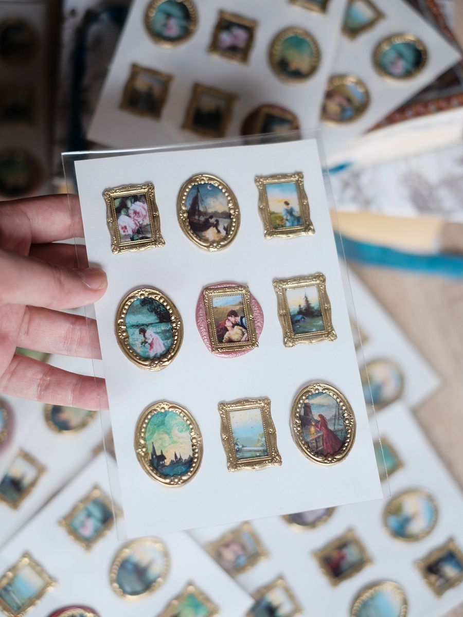 PREORDER June Handmade Sticker Gallery Sheet- Pack of 9 product image (5)