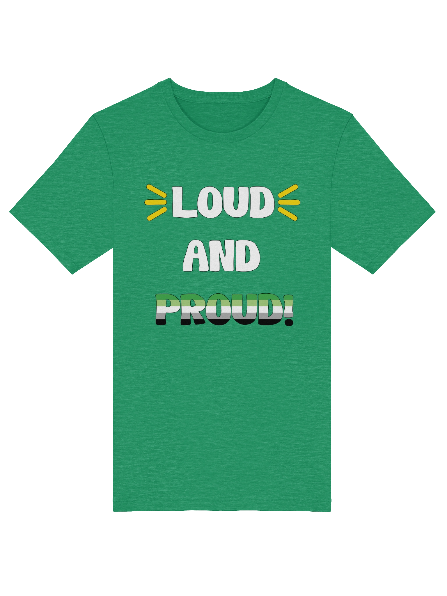 Loud and Proud Aromantic T-Shirt product image (46)