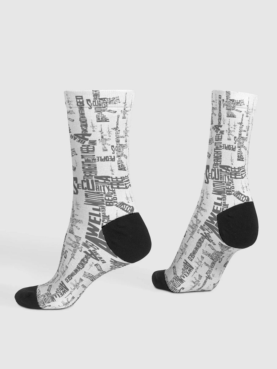 Eclectic Word Cloud | Premium Sustainable Crew Socks product image (4)