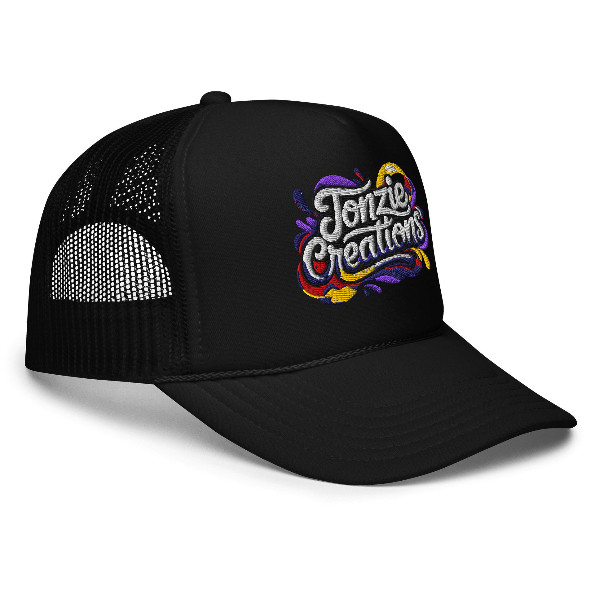 Splash Script Trucker Hat product image (8)