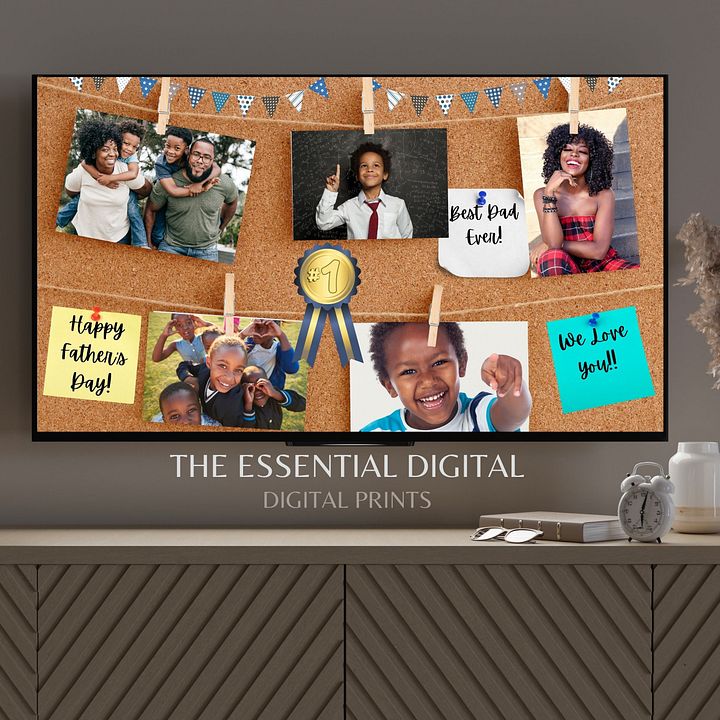 Pin Up Dad TV Frame Art product image (1)
