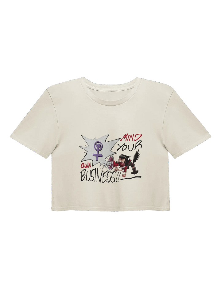 Alunya - “Mind Your Own Business!!” Crop Top product image (3)