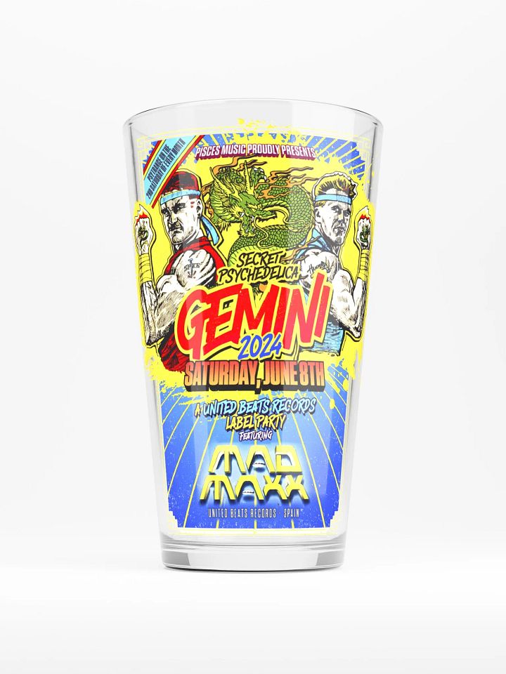 Gemini 2024 Shaker Pint Glass product image (1)