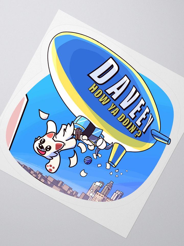 Blimp Strat Sticker product image (4)
