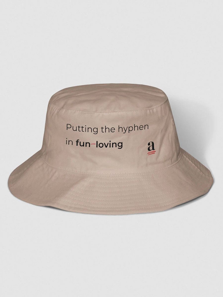 Putting the hyphen in fun-loving bucket hat product image (2)