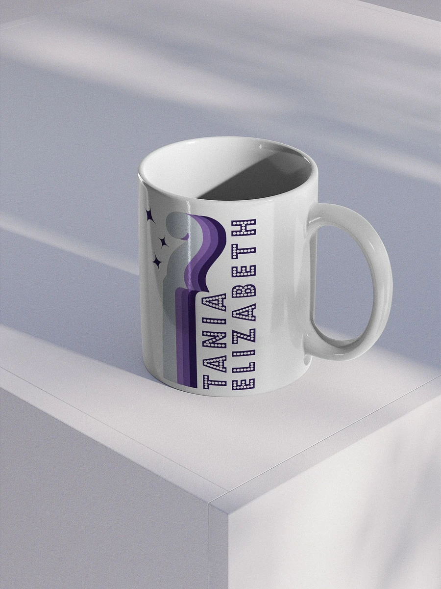 Ceramic Coffee Mug with Tania Elizabeth Four Fiddles Logo product image (2)