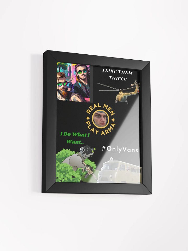 Thicc Men of Valor Framed Poster product image (5)
