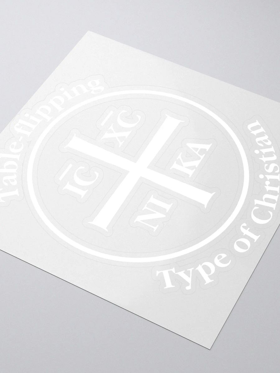 Table Flipper Sticker (White) product image (8)