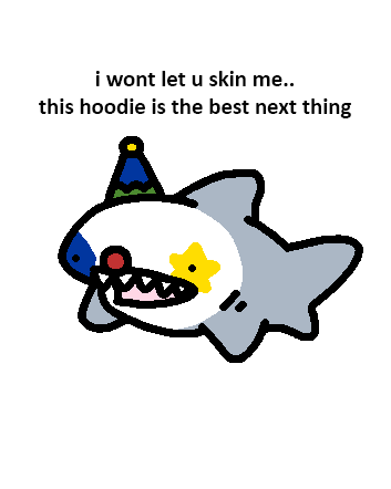 silly sharks hoodies🩷🩵🖤 product image (3)