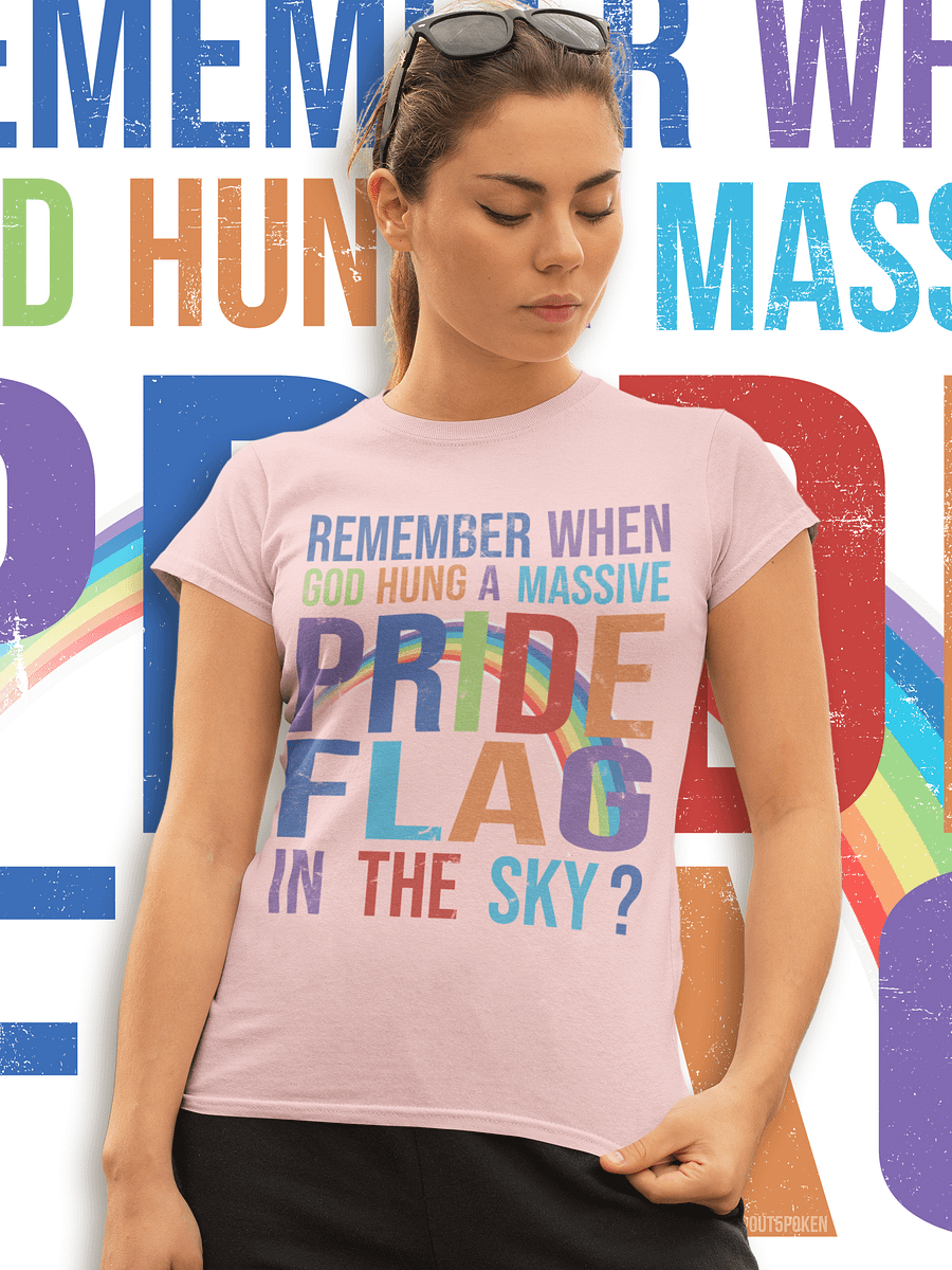 Pride Flag in the Sky T-Shirt - Being Liberal product image (1)