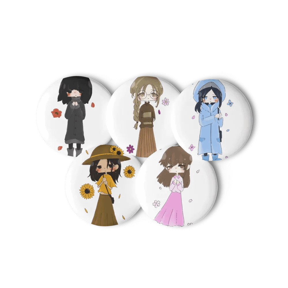 Seasons Badges (Chibi Characters) product image (7)