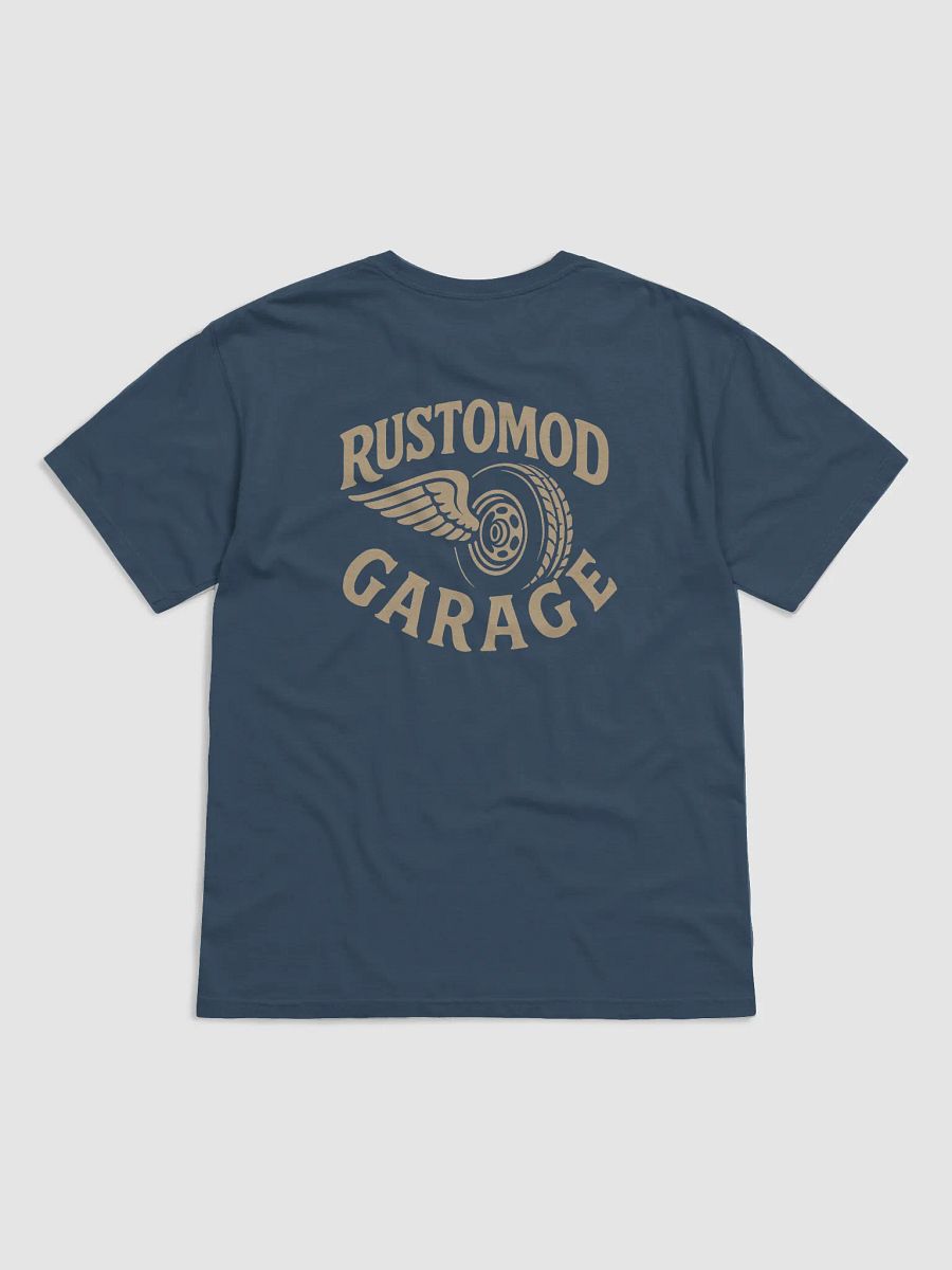 Rustomod Garage Winged Wheel T-Shirt product image (9)