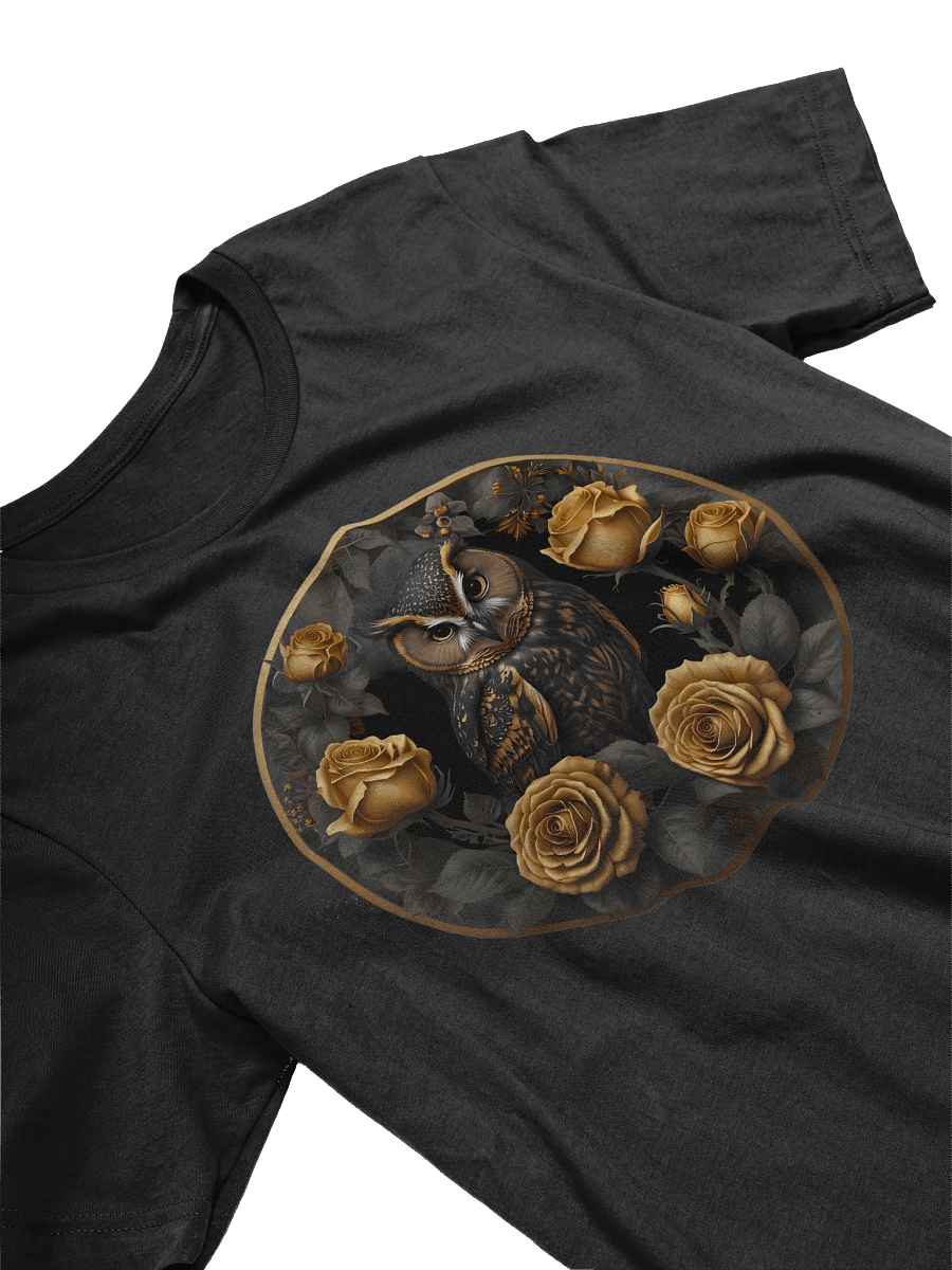 Owl and Roses Circle T-Shirt product image (20)