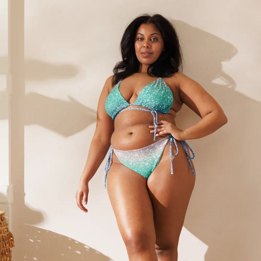Glitter Unicorn Texture Design String Bikini (5) product image (8)