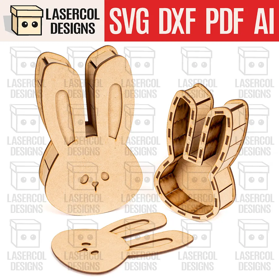 Easter Boxes Bundle (Set 1-2-3-4) - Laser Cut Files product image (6)